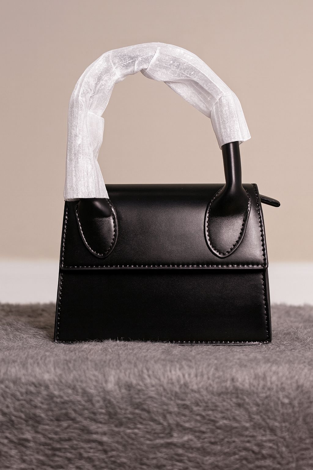 BOLSO MINI ASA NEGRO