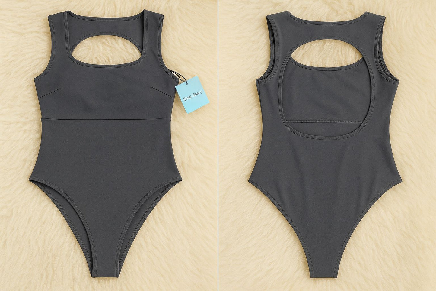 BODY FEMME - GRIS OSCURO