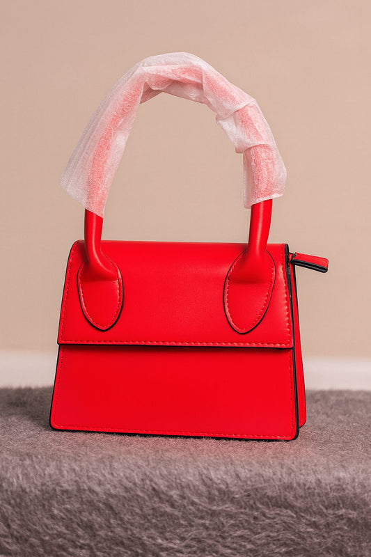 BOLSO MINI ASA ROJO
